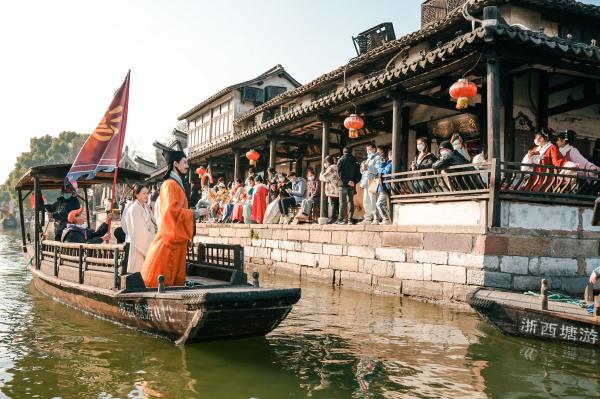 第十届西塘汉服文化周活动现场.图片来源 西塘古镇景区