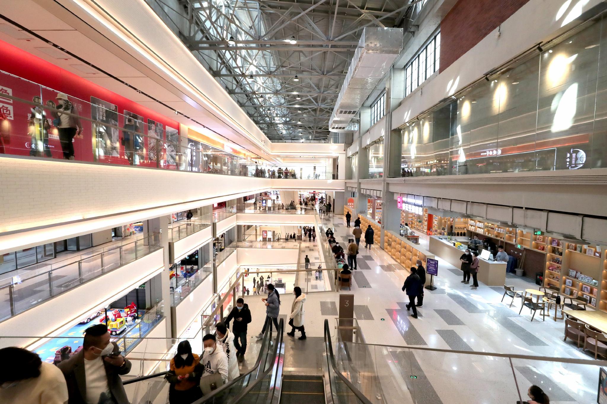 天津金茂汇开业首日——天津河东区委宣传部供图