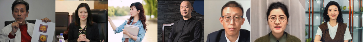 　　左数依次为陈坚、黄琴、童方、赵樯、程超、宋丽娜、王玲