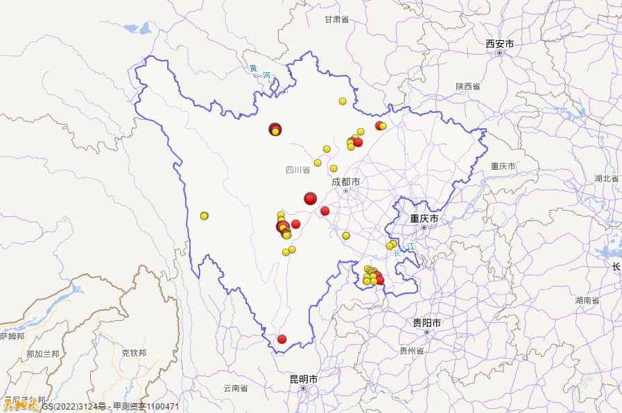 2022年全国地震回顾