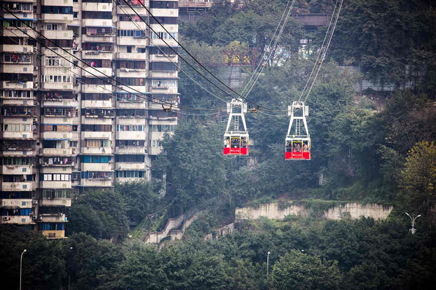 重庆长江索道1月9日恢复正式运行.受访者供图