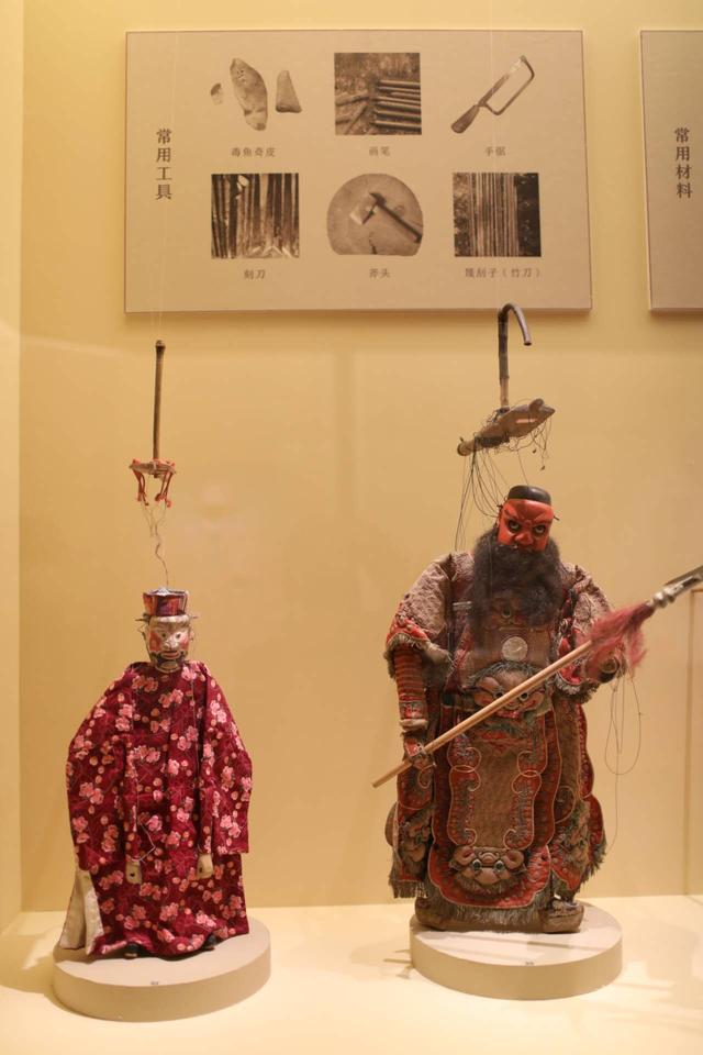 清至民国时期泉州提线木偶. 新京报记者 浦峰 摄