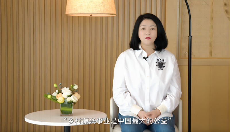 东润公益基金会理事长孔东梅:乡村振兴是中国最大的公益,需要更多青年人返乡创业_手机新浪网