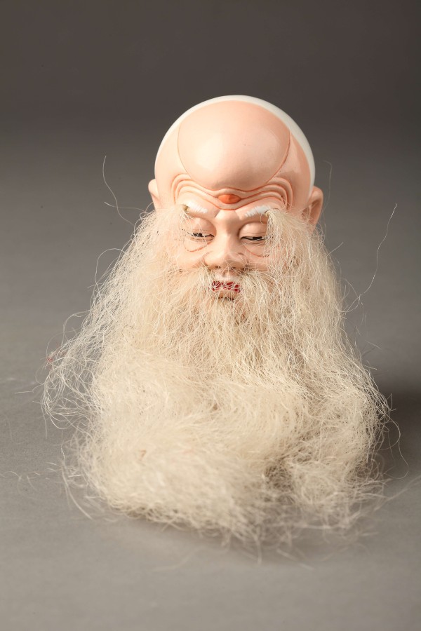 图说:1950年代江加走木偶头"寿星"(福建博物院藏)