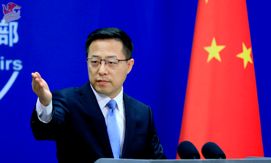 赵立坚资料图.图片来源:外交部网站