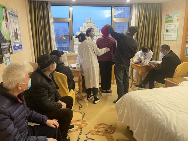 　　图：云鹊医公卫体检服务现场