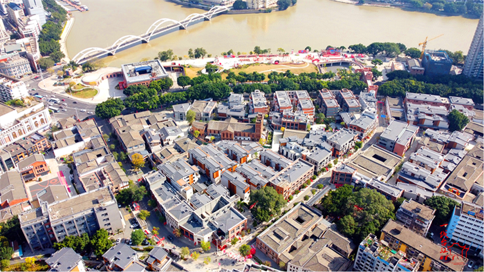 "福"文化主题街区鸟瞰图(叶诚,林柏挺 摄)