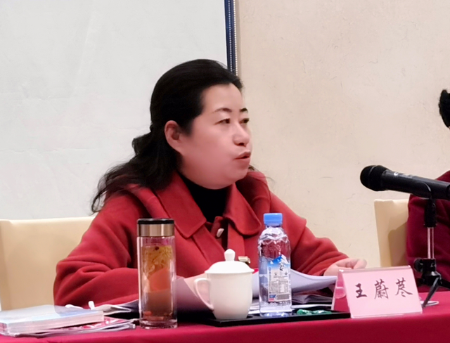 王蔚荩参加四川省政协十三届一次会议小组会议(受访