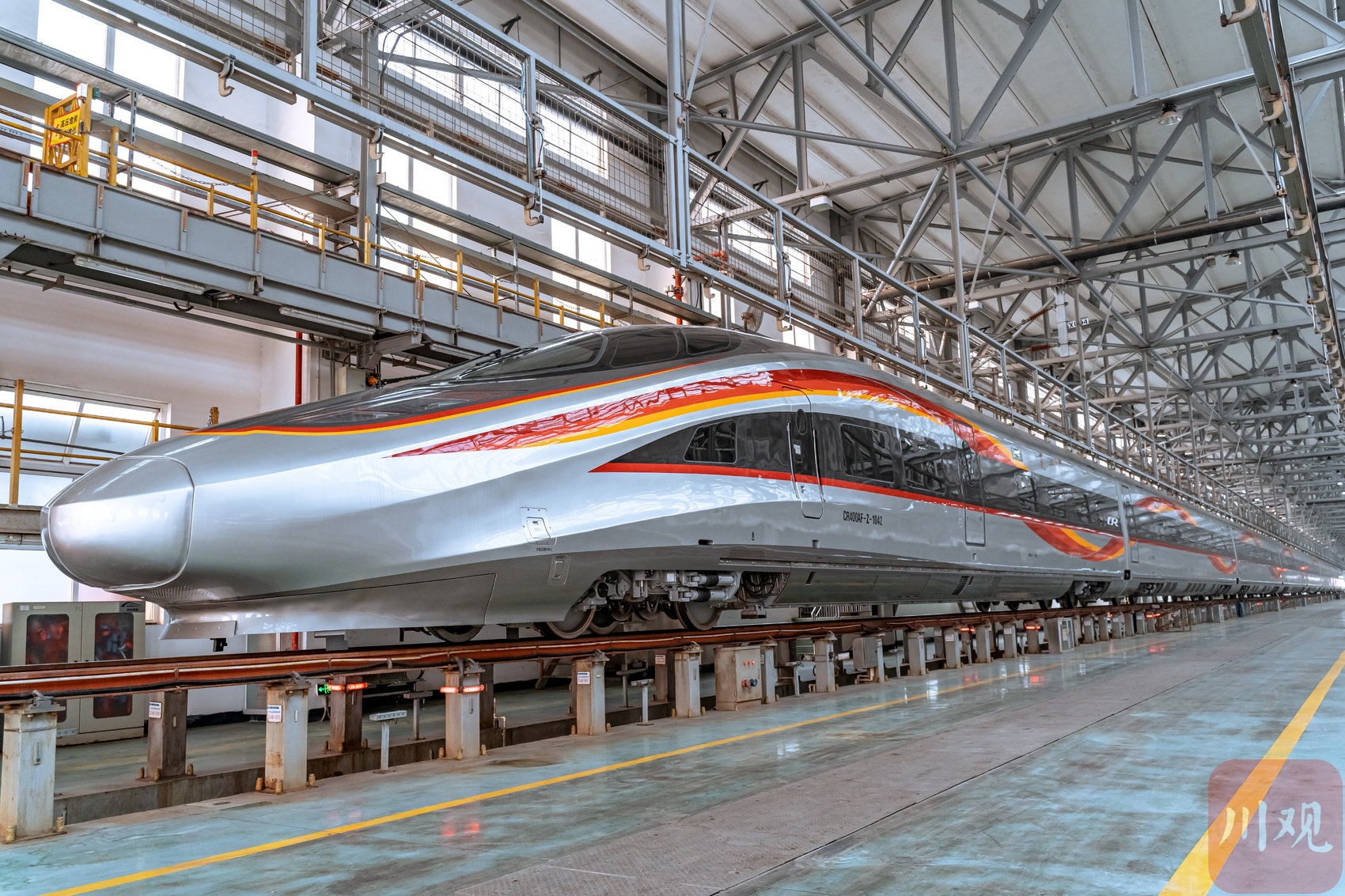 配属该段的3组全新cr400af-z型复兴号智能动车组全部到位,这也是该型