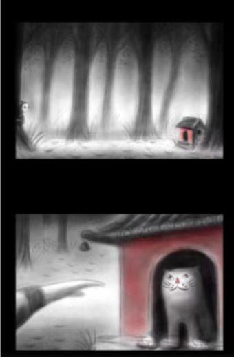 ↑动画短片集《中国奇谭》中的“小猫庙”