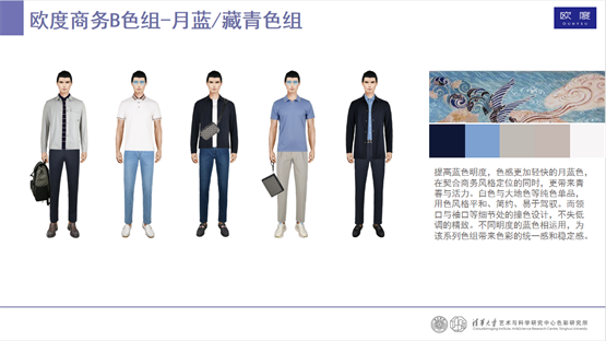　　《民族国色 自信男装--2023欧度男装色彩设计》报告内页