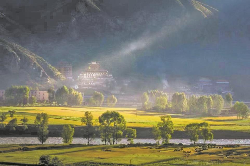 天堂镇风光 天祝县文体广电和旅游局 供图