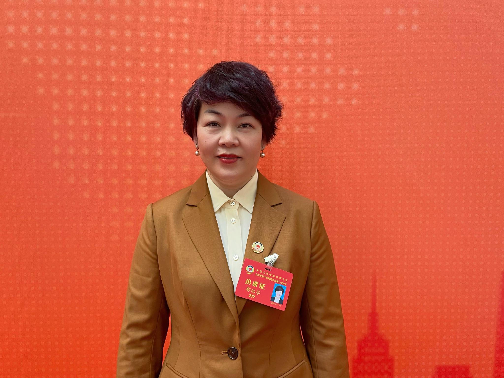 上海来伊份股份有限公司联合创始人,总裁郁瑞芬.