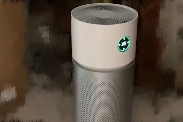 　　梅丽莎在玄关处放置的空气消毒机。/受访者供图