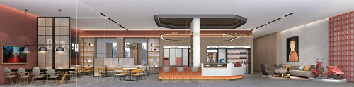 　　柏曼酒店3.0大堂