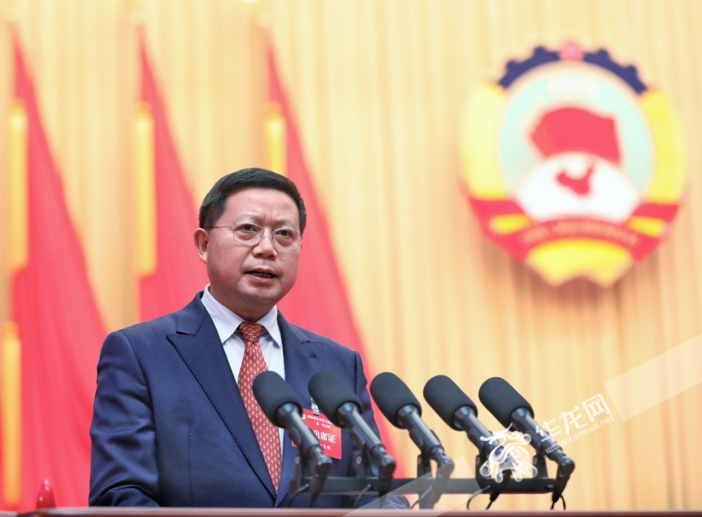 重庆市政协委员李长明.华龙网-新重庆客户端记者 张质 摄