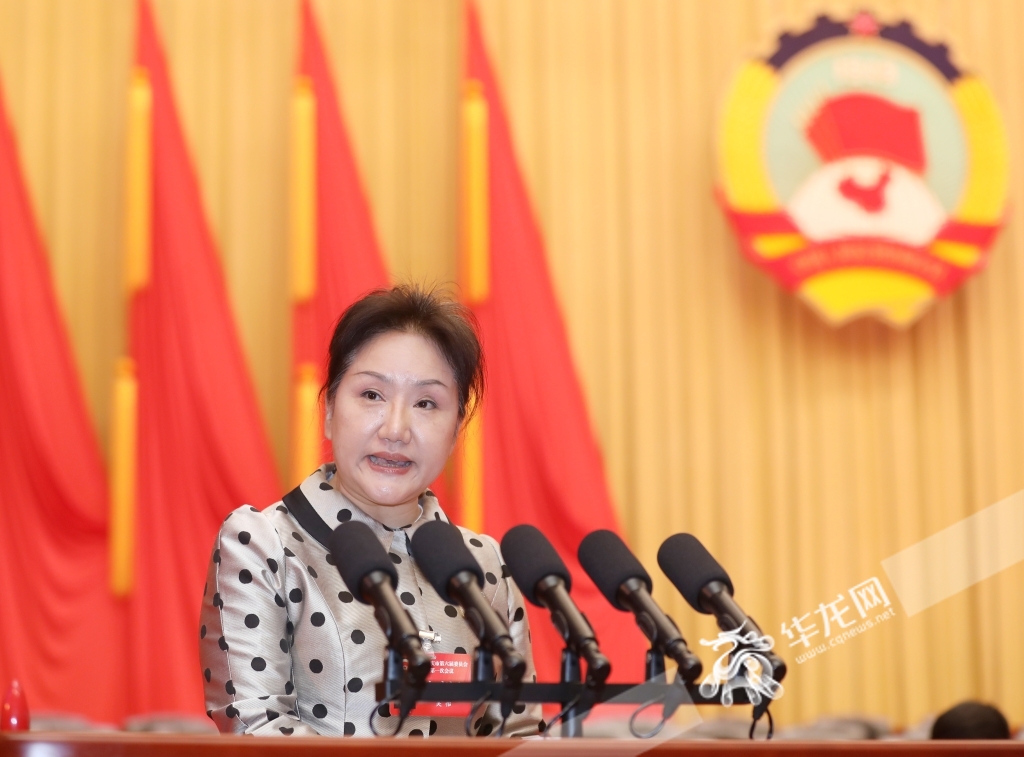 重庆市政协委员吴怡.华龙网-新重庆客户端记者 张质 摄