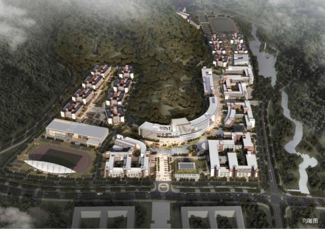 广州城市职业学院科教城新校区鸟瞰图