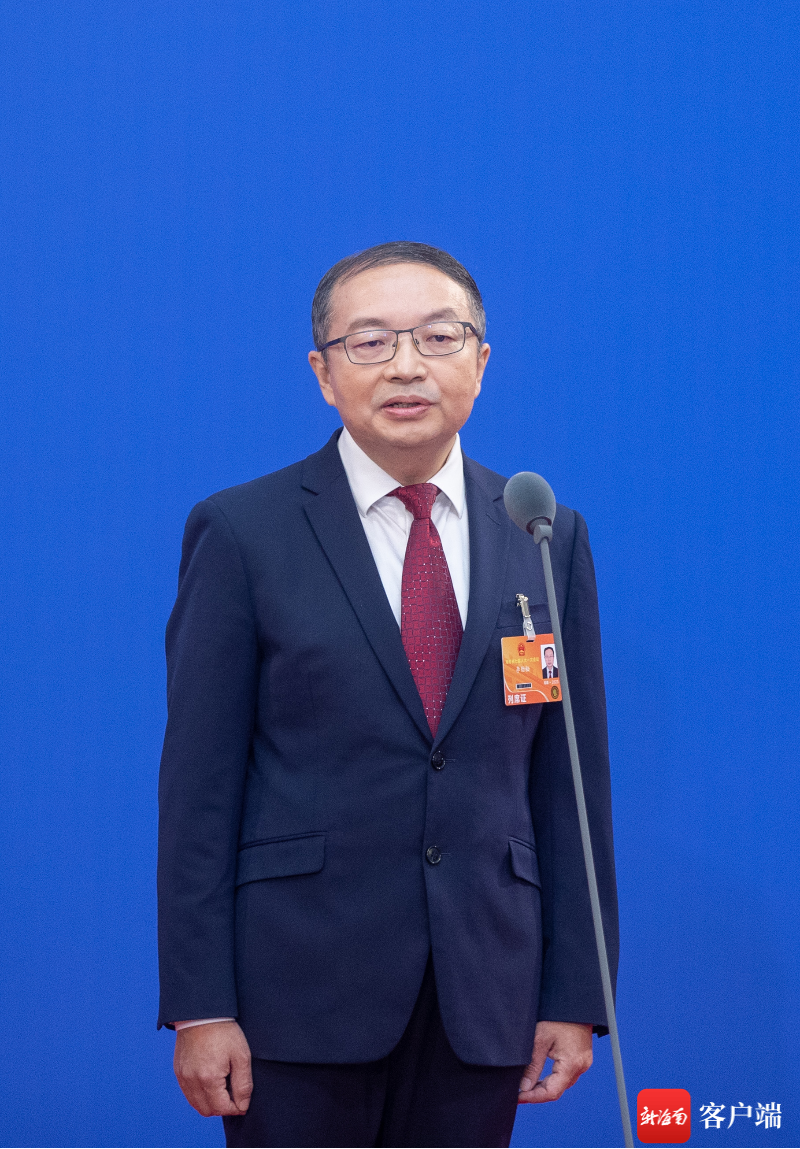 海南省科学技术厅党组书记李劲松.记者 刘洋 摄