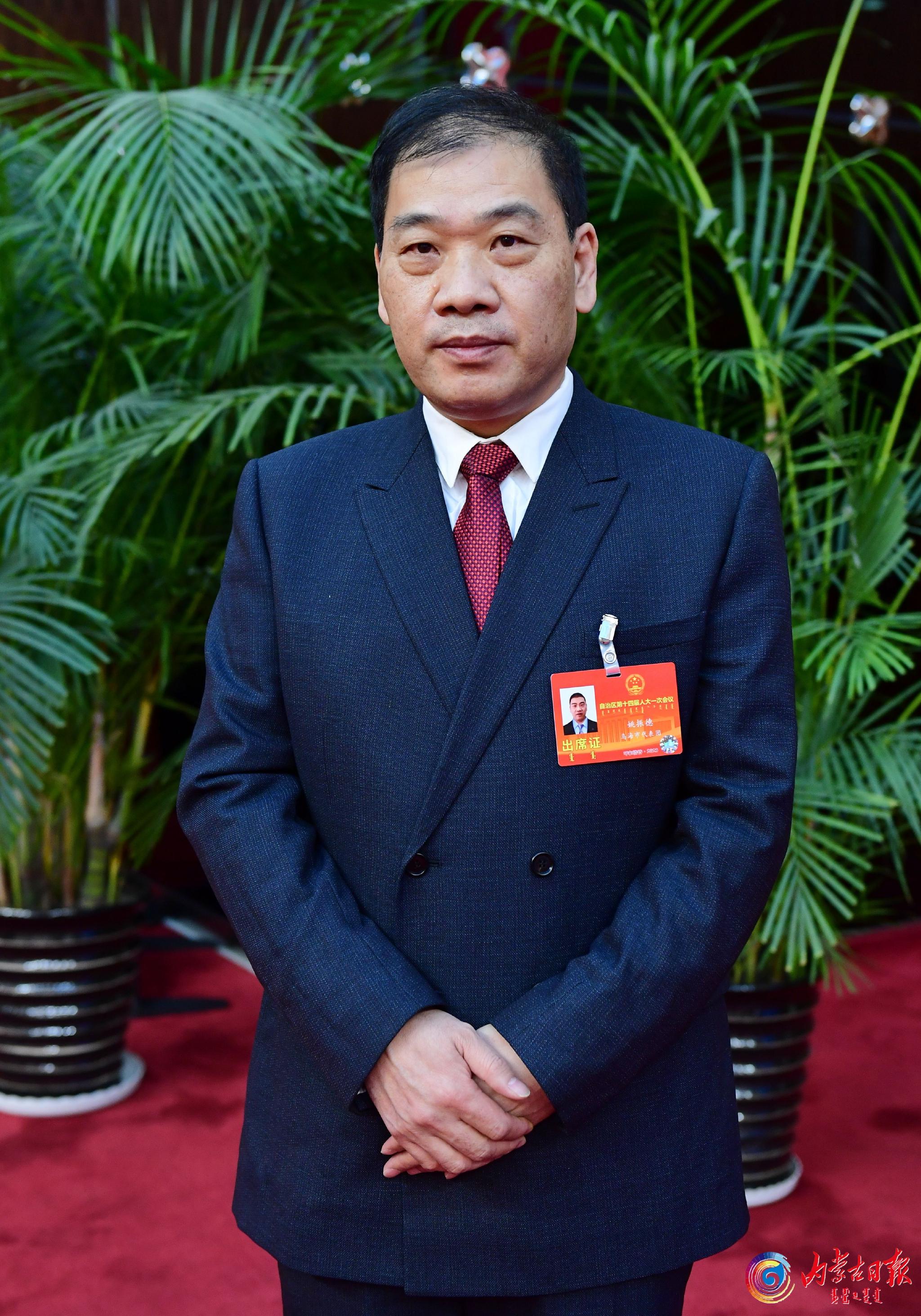 姚振德代表.草原全媒记者 王磊 摄