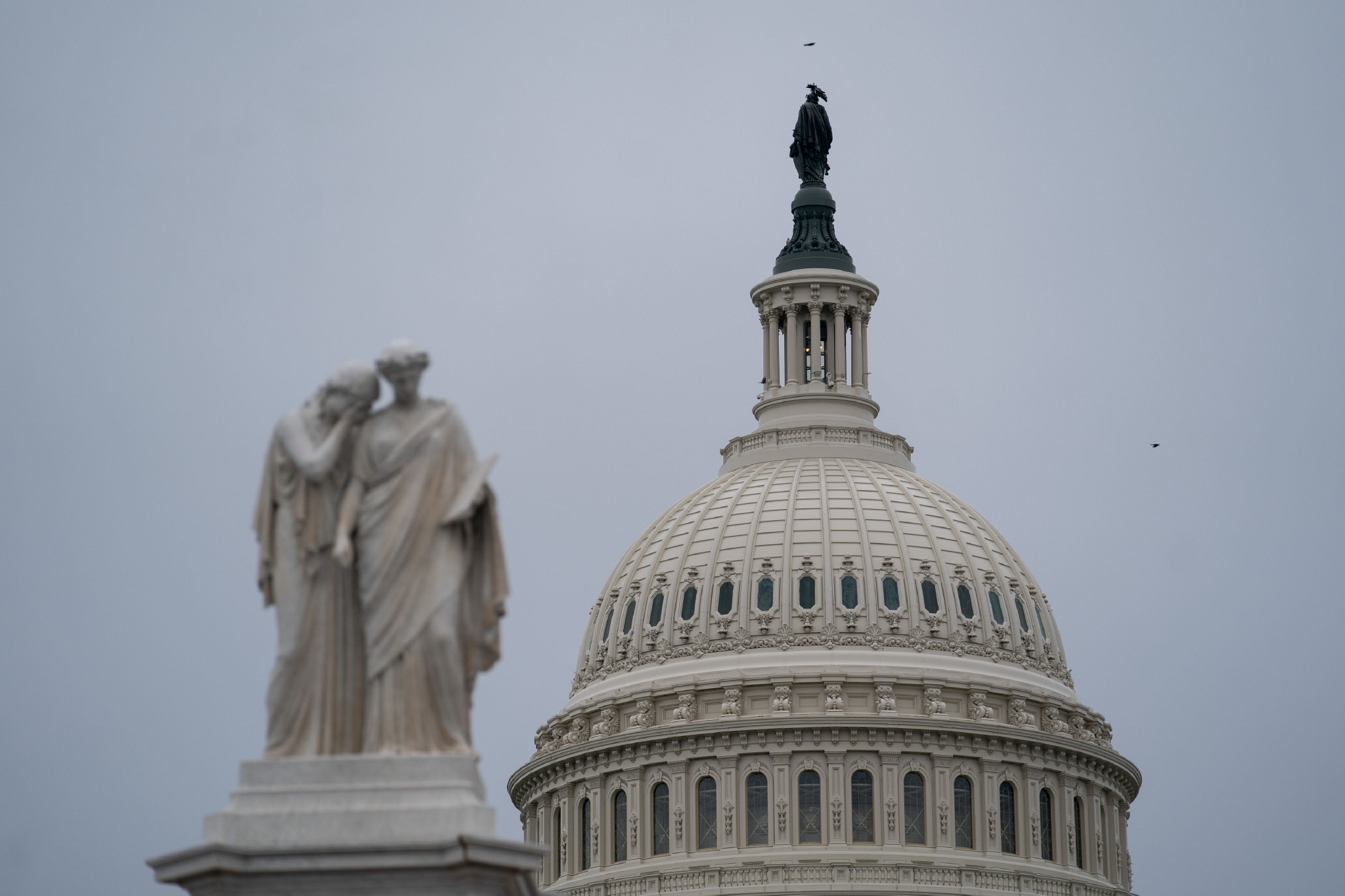 美国首都华盛顿,国会大厦.图片来源:新华社