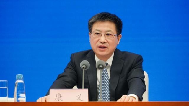 国家统计局局长康义 澎湃新闻记者 周頔 摄