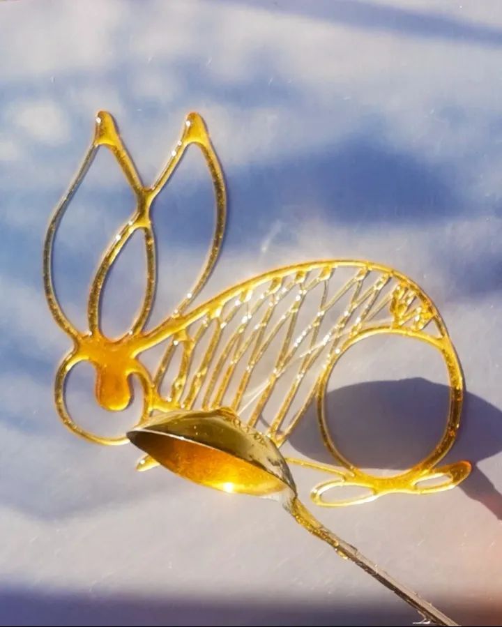 糖画兔子.陈爽/摄