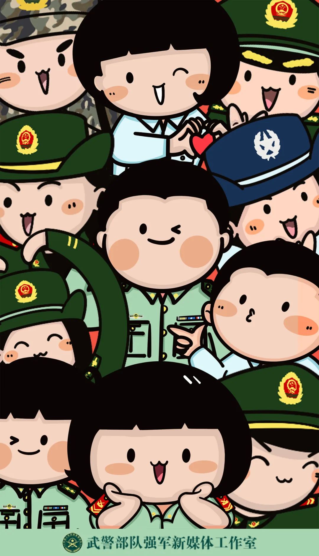 新春壁纸,"兔"you!|人民武警_新浪财经_新浪网