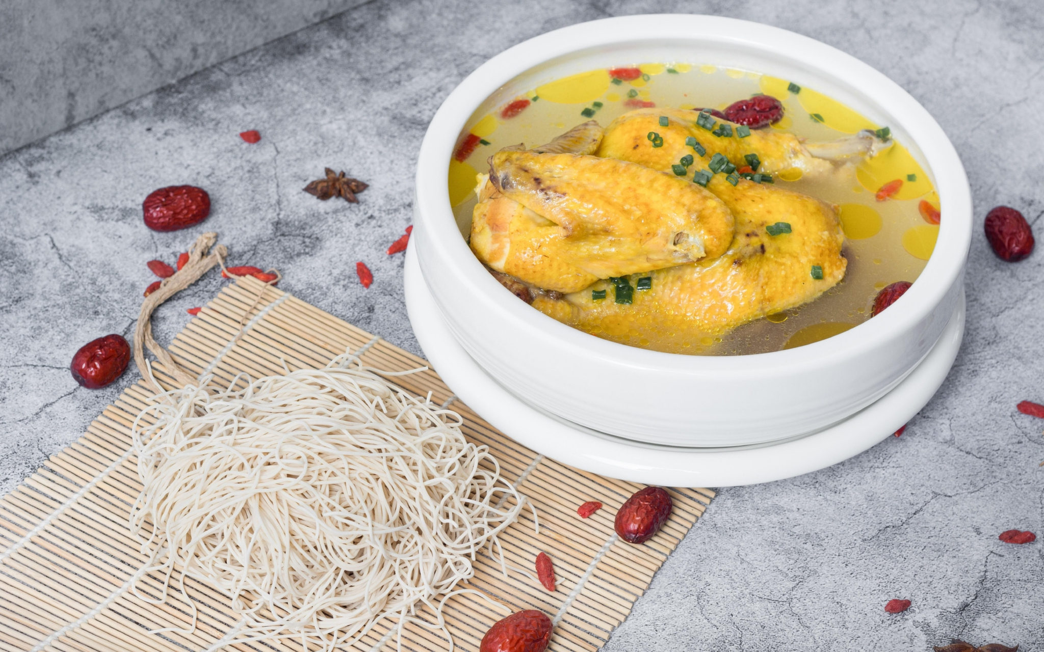 党参枸杞鸡汤. &nbsp;图/ic photo