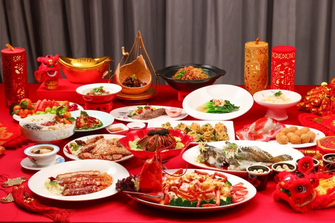 广州南沙花园酒店推出的团年宴.受访单位供图