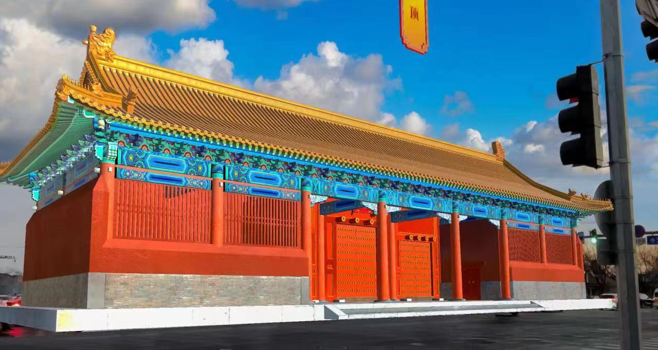 地安门重现 首条数字中轴文化探访线路全景式亮相|建筑_新浪财经_新浪