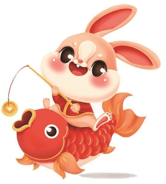 财兔兆财运 摄于邯山商场南侧的年货一条街.张鸿 摄