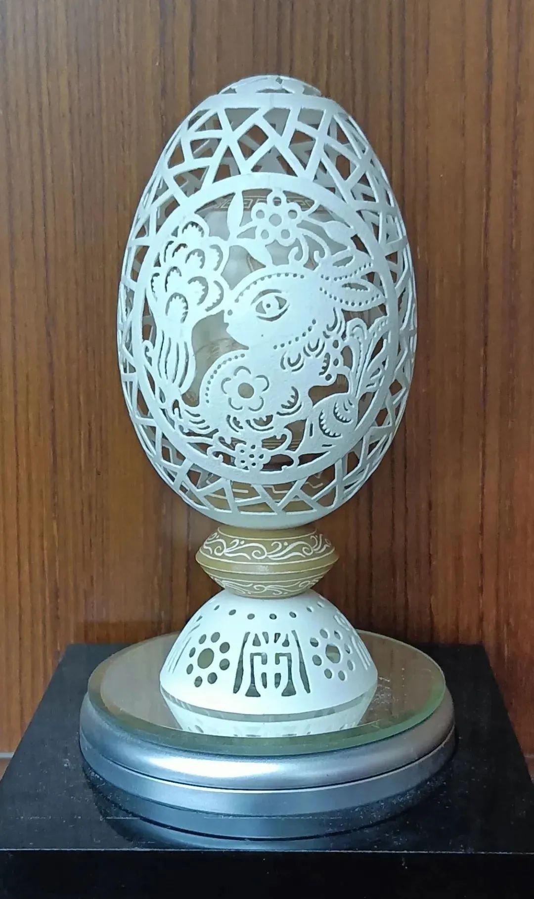 福兔迎新春传拓剪纸蛋雕汕头民间艺术家展绝活迎兔年