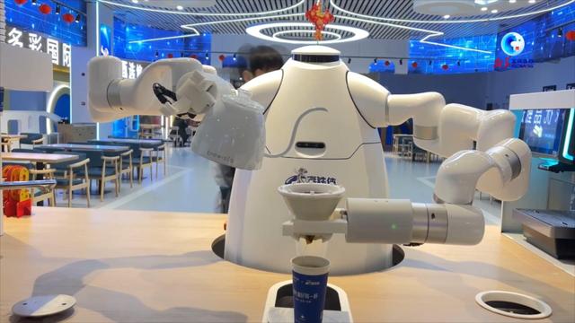 全球连线|春运旅途:机器人餐厅里的过大年