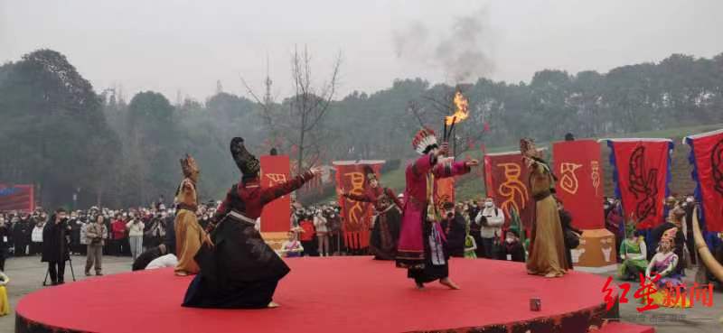 三星堆新年大典现场