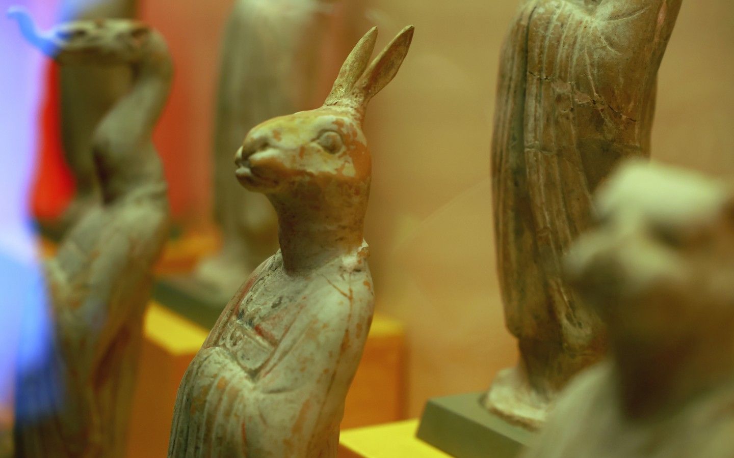 国家博物馆,唐代十二生肖兔俑.新京报记者 浦峰 摄