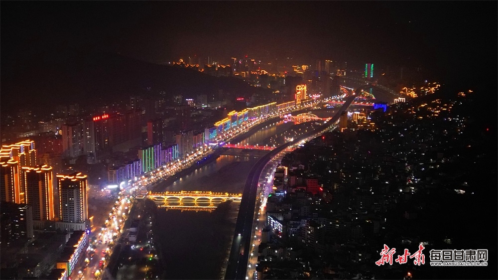 【甘快看】镜观陇原|武都城区夜色美|摄影_新浪财经_新浪网