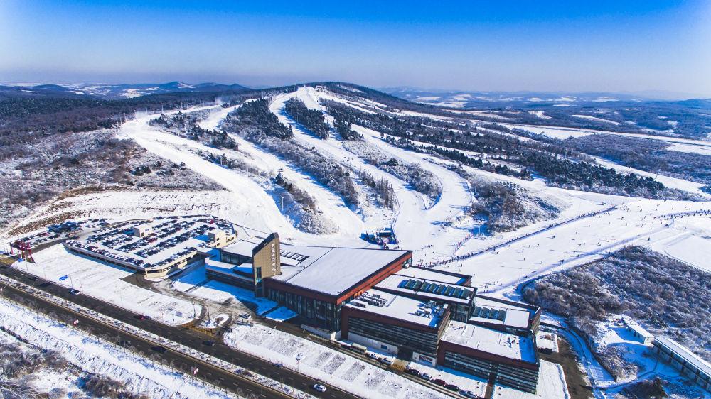 长春市天定山滑雪场.(受访者供图)