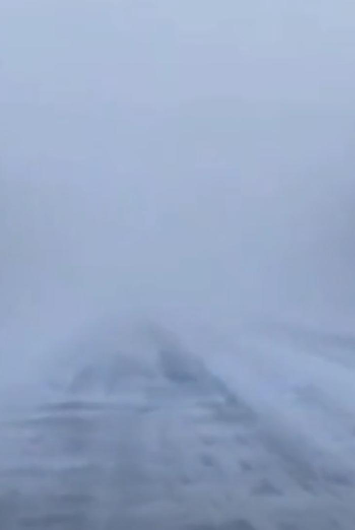 ↑漠河极寒天气 网络视频截图