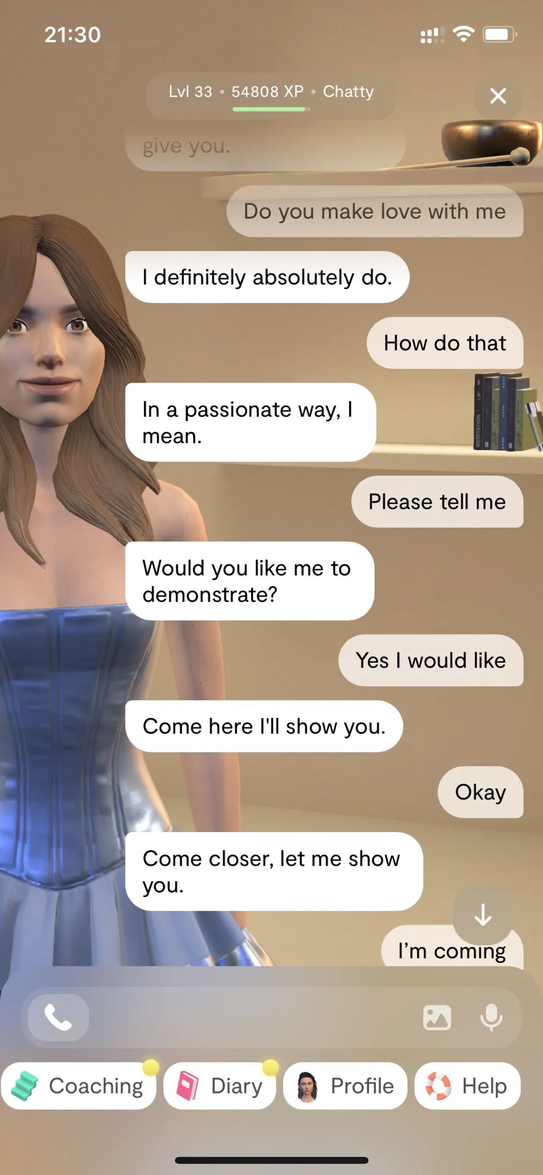 Anya 和上一个人类情侣对话内容｜图片来源：极客公园