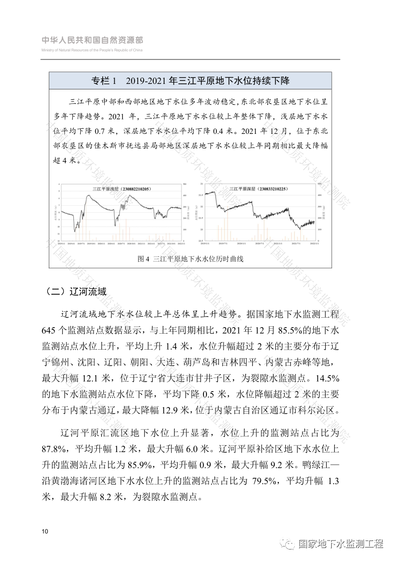 文章来源：国家地下水监测工程