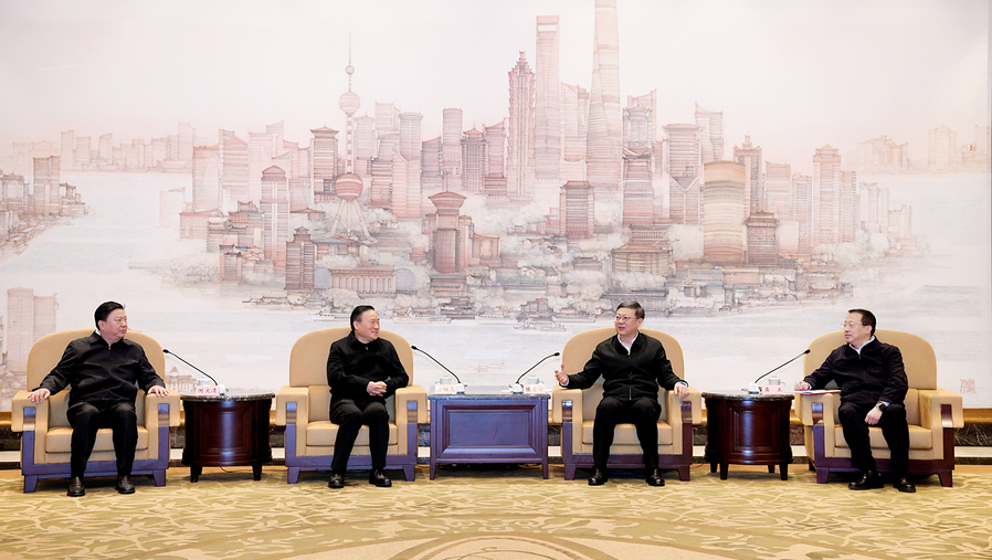 市委书记陈吉宁,市委副书记,市长龚正会见中国五矿董事长翁祖亮,总