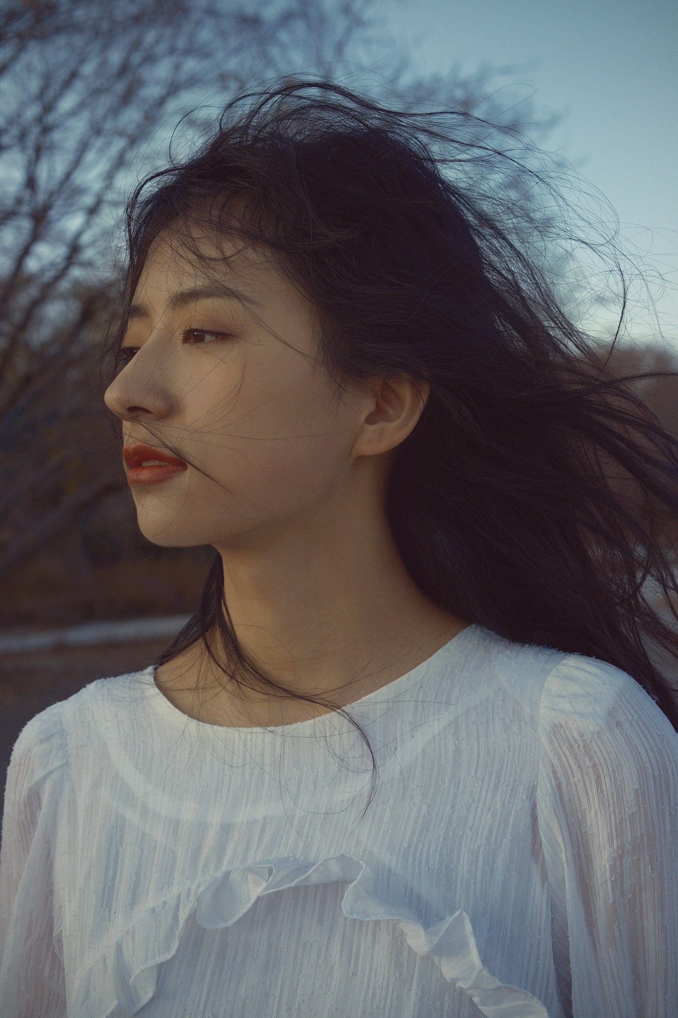 有情绪的照片富士唯美胶片感人像拍摄