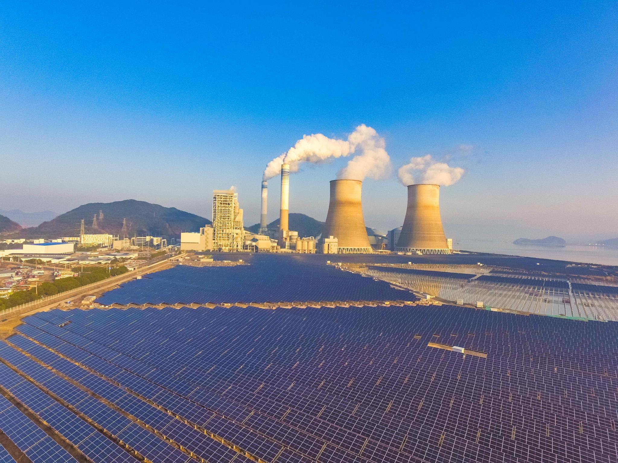 图为国家能源集团浙江公司宁海电厂