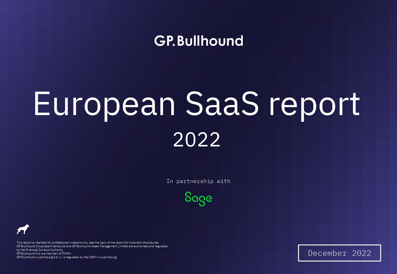 欧元：GP Bullhound2022年欧洲SaaS报告
