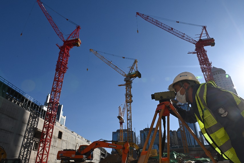 北京中央商务区(cbd)z4,z6项目施工现场.&nbsp; 北京市朝阳区供图