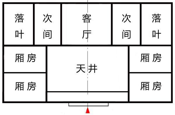 喻氏民宅主体平面示意图