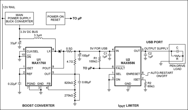 电流：简单电路轻松解决带电插拔过程的USB电流过冲问题