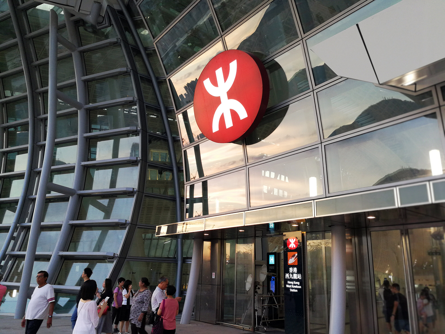 广深港高铁-香港西九龙高铁站外景  图源：每经记者 王帆