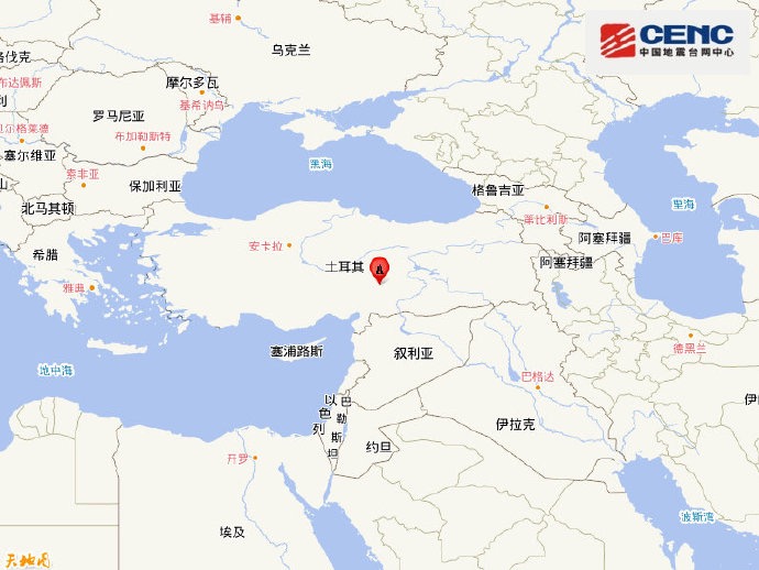 来源：@中国地震台网速报
